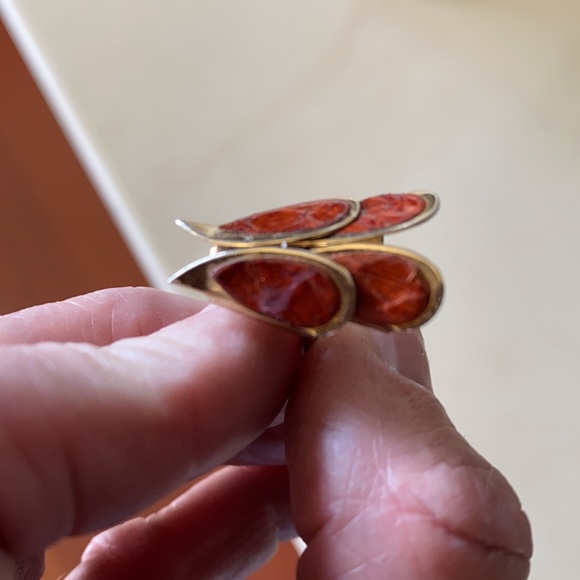 Vintage MCM Gold-Tone Cuff Links & Buttons PAT.2472958 - Picture 3 of 10